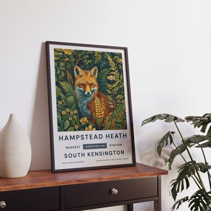 William Morris Hampstead Heath Poster Vintage Landscape Wall Art Classic Nature Print Rustic Countryside Decor Timeless Artwork for Home