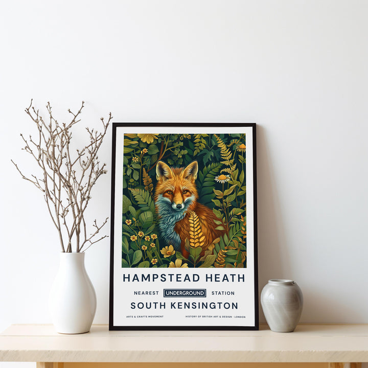 William Morris Hampstead Heath Poster Vintage Landscape Wall Art Classic Nature Print Rustic Countryside Decor Timeless Artwork for Home