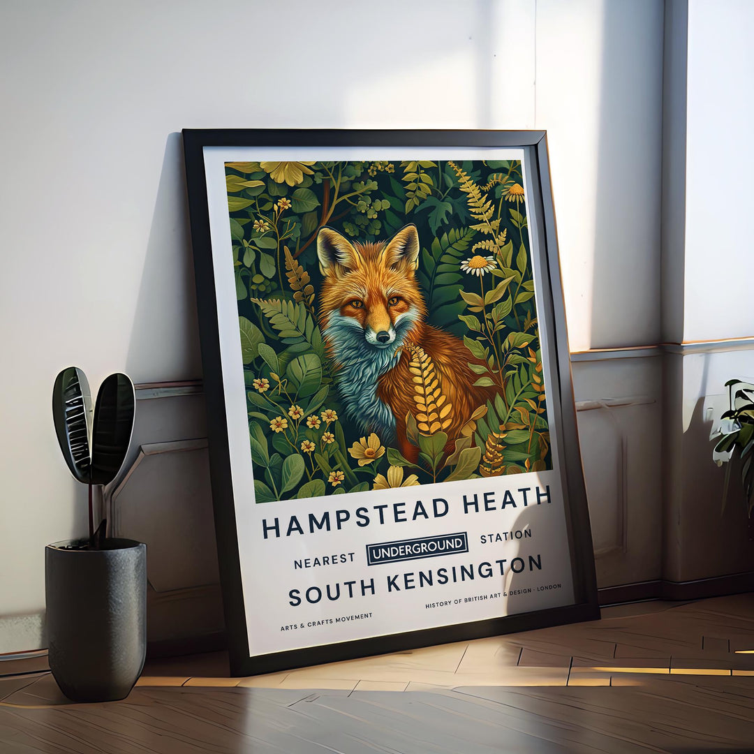 William Morris Hampstead Heath Poster Vintage Landscape Wall Art Classic Nature Print Rustic Countryside Decor Timeless Artwork for Home