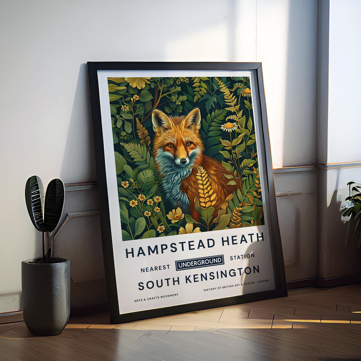 William Morris Hampstead Heath Poster Vintage Landscape Wall Art Classic Nature Print Rustic Countryside Decor Timeless Artwork for Home