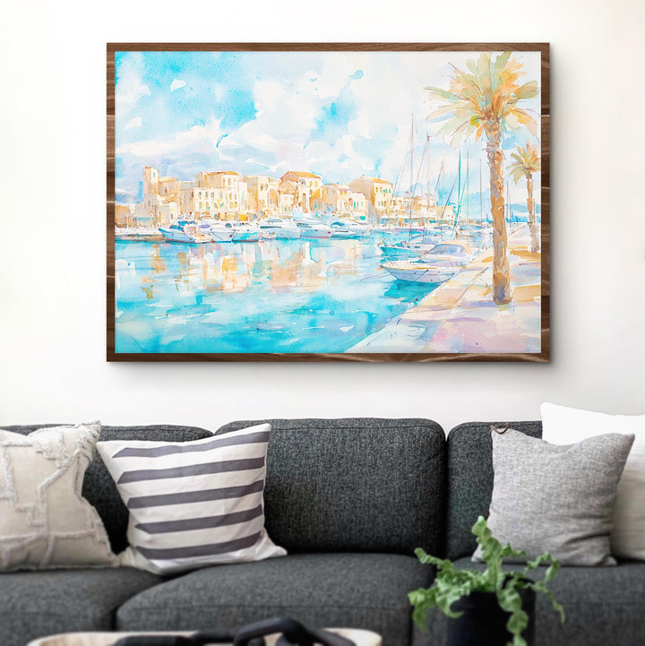 Heraklion watercolor poster Wall Art Heraklion Wall Hanging Home Décor Heraklion Gift Art Lovers Greece Wall Art