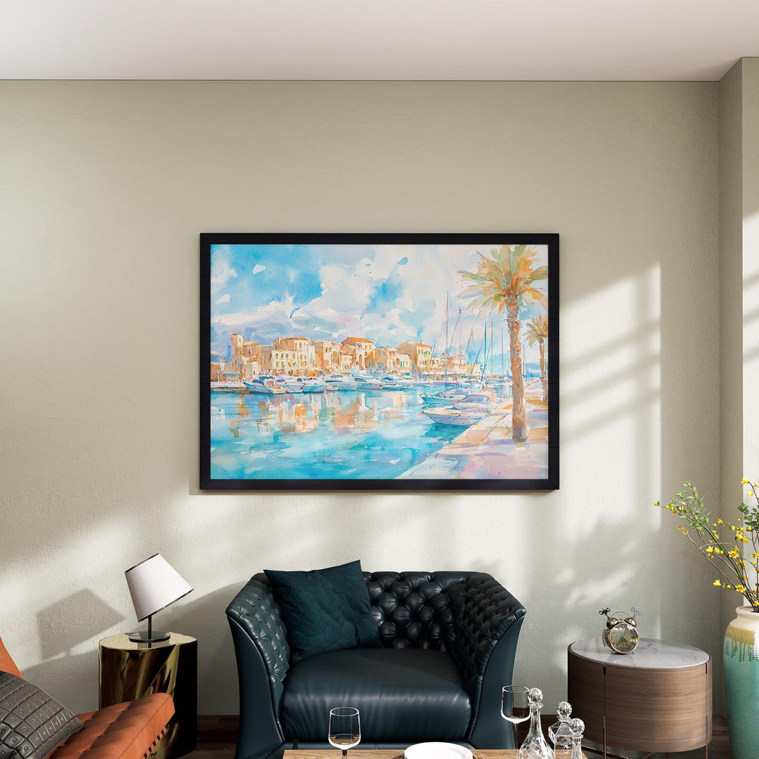 Heraklion watercolor poster Wall Art Heraklion Wall Hanging Home Décor Heraklion Gift Art Lovers Greece Wall Art