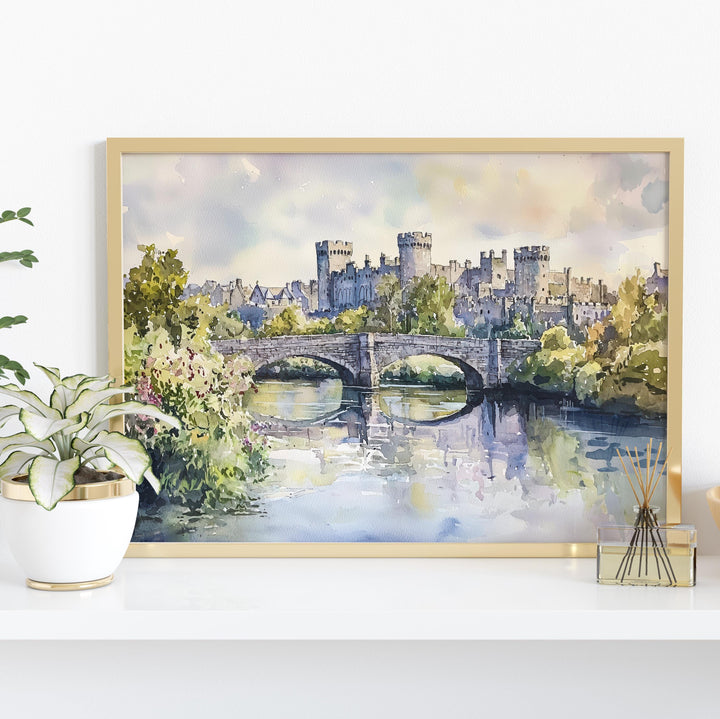 Kilkenny watercolor poster Wall Art Kilkenny Wall Hanging Home Décor Kilkenny Gift Art Lovers Ireland Wall Art