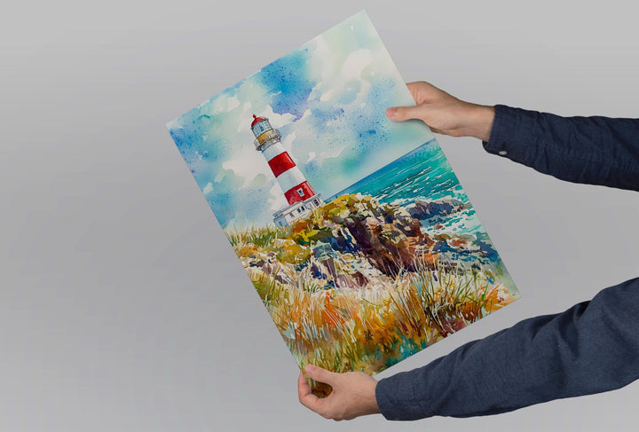 Portland watercolor poster Wall Art Portland Wall Hanging Home Décor Portland Gift Art Lovers Maine Wall Art