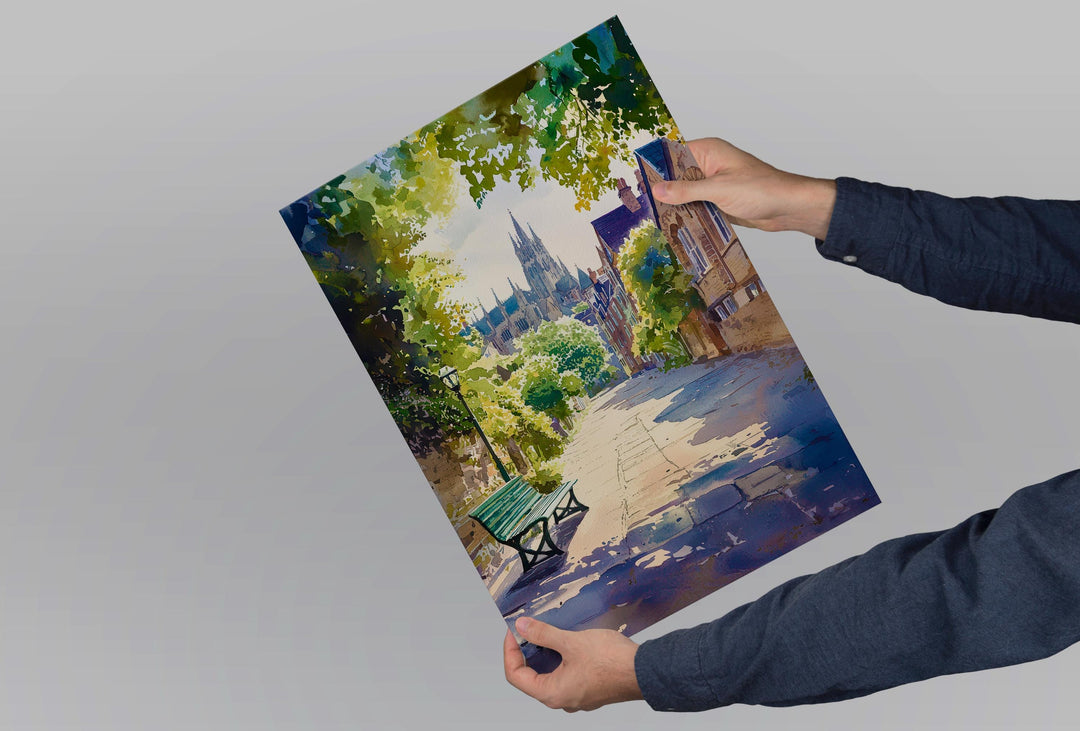 Winchester watercolor poster Wall Art Winchester Wall Hanging Home Décor Winchester Gift Art Lovers England Art Lover Gift