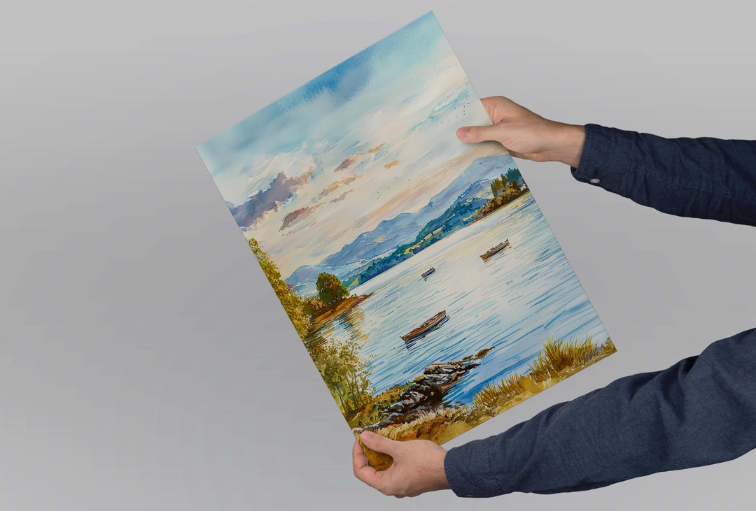 Windermere watercolor poster Wall Art Windermere Wall Hanging Home Décor Windermere Gift Art Lovers England Art Lover Gift