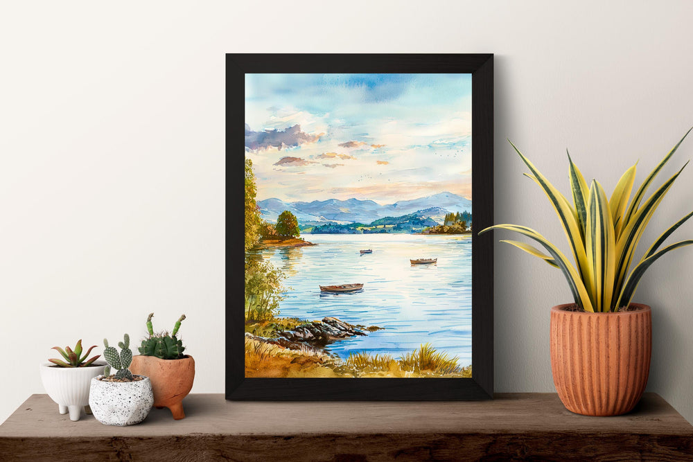 Windermere watercolor poster Wall Art Windermere Wall Hanging Home Décor Windermere Gift Art Lovers England Art Lover Gift