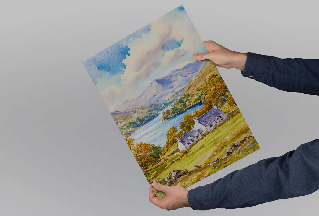 Coniston watercolor poster Wall Art Coniston Wall Hanging Home Décor Coniston Gift Art Lovers England Wall Art