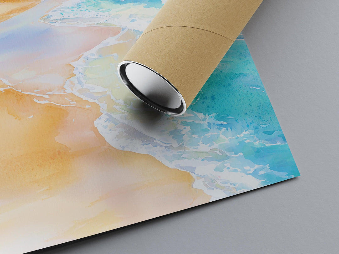 Fraser Island watercolor poster Wall Art Fraser Is Wall Hanging Home Décor Fraser Is Gift Art Lovers Australia Wall Art