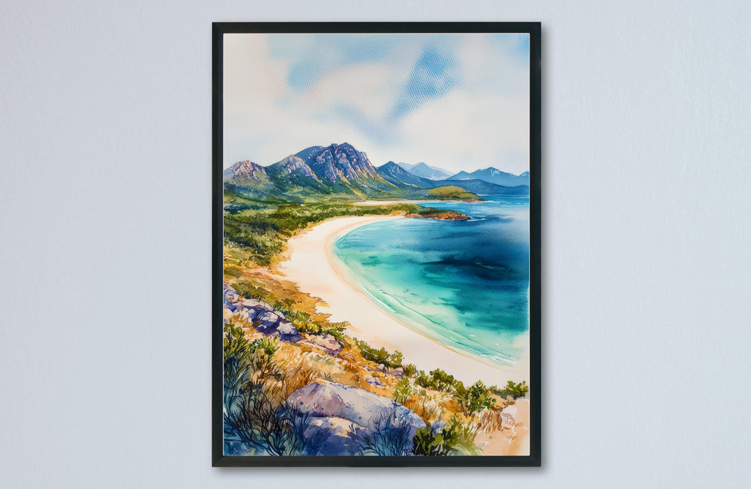 Tasmania Watercolor Poster Wall Art Australia Wall Hanging Home Décor Tasmania Gift Art Lovers Australia Art Lover Gift