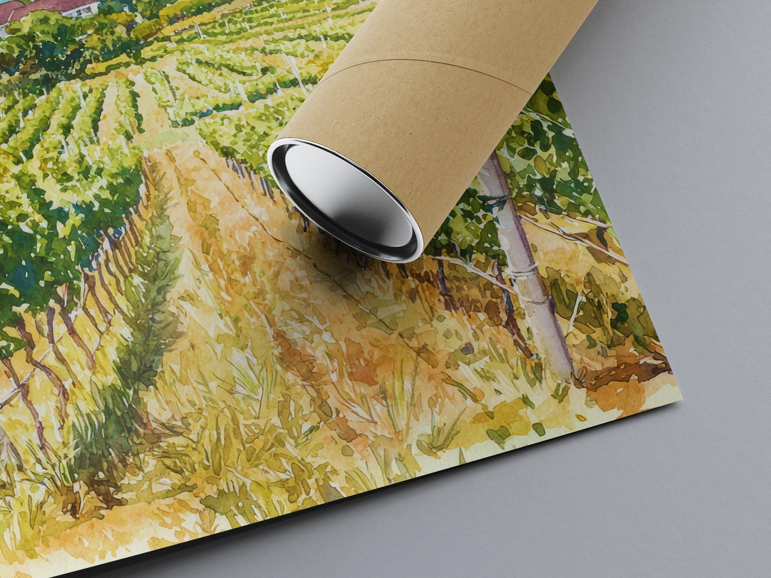 Waiheke Island New Zealand Watercolor Poster Wall Art Waiheke Wall Hanging Home Décor Waiheke Gift Art Lovers New Zealand Art Lover