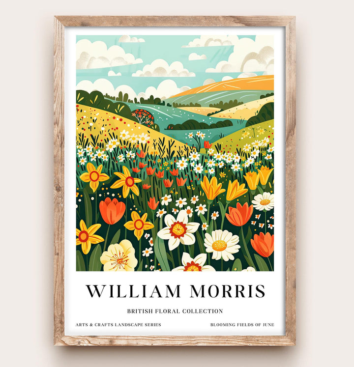 William Morris Flowers Poster Vintage Botanical Wall Art Classic Floral Print Timeless Nature Decor Elegant Garden Artwork for Home