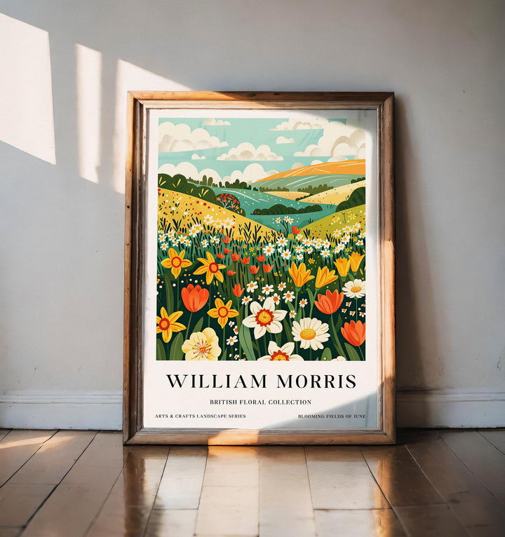 William Morris Flowers Poster Vintage Botanical Wall Art Classic Floral Print Timeless Nature Decor Elegant Garden Artwork for Home