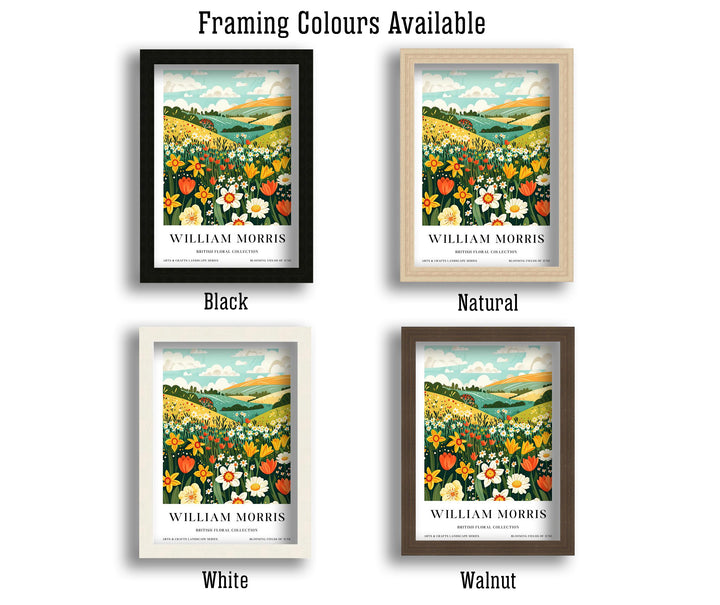 William Morris Flowers Poster Vintage Botanical Wall Art Classic Floral Print Timeless Nature Decor Elegant Garden Artwork for Home