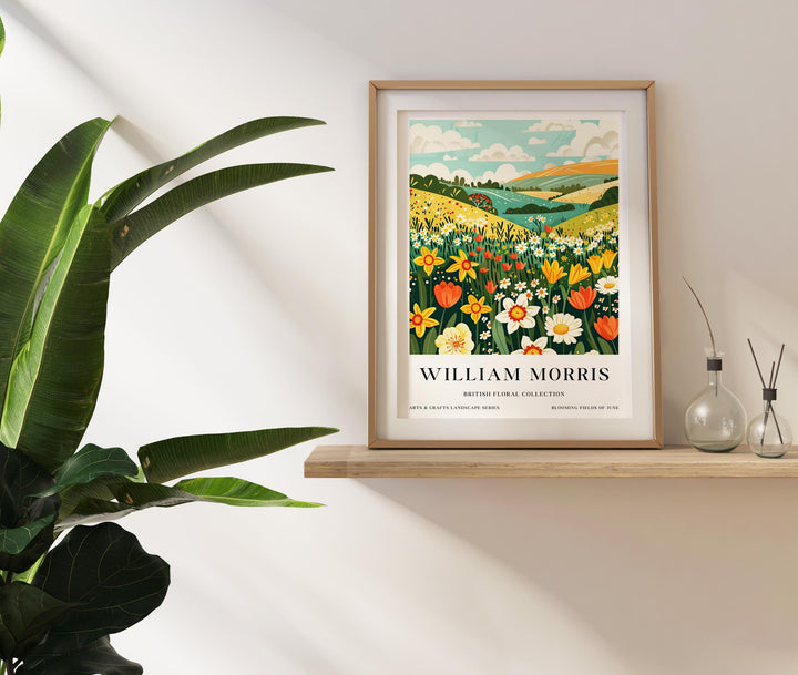 William Morris Flowers Poster Vintage Botanical Wall Art Classic Floral Print Timeless Nature Decor Elegant Garden Artwork for Home