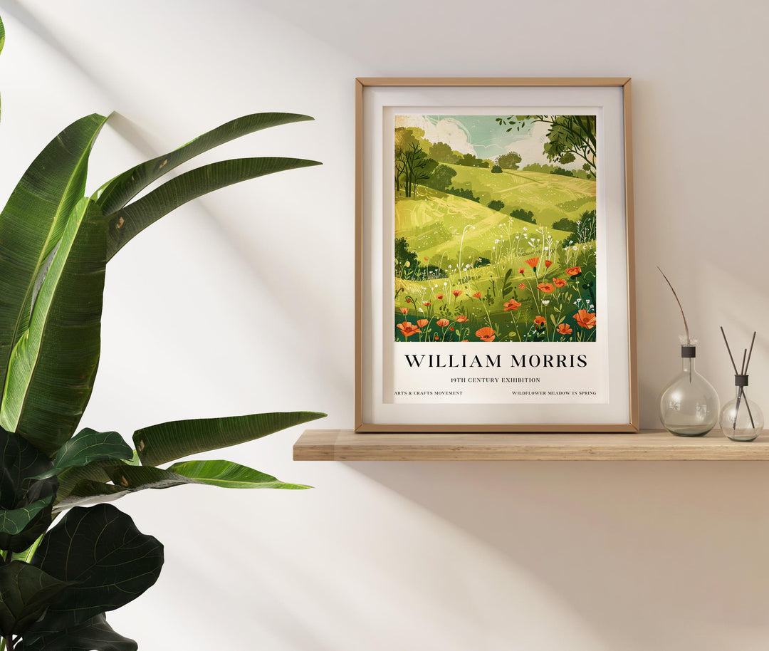 William Morris British Countryside Poster Vintage Landscape Wall Art Classic Nature Print Rustic Farm Decor Timeless Heritage Artwork Home