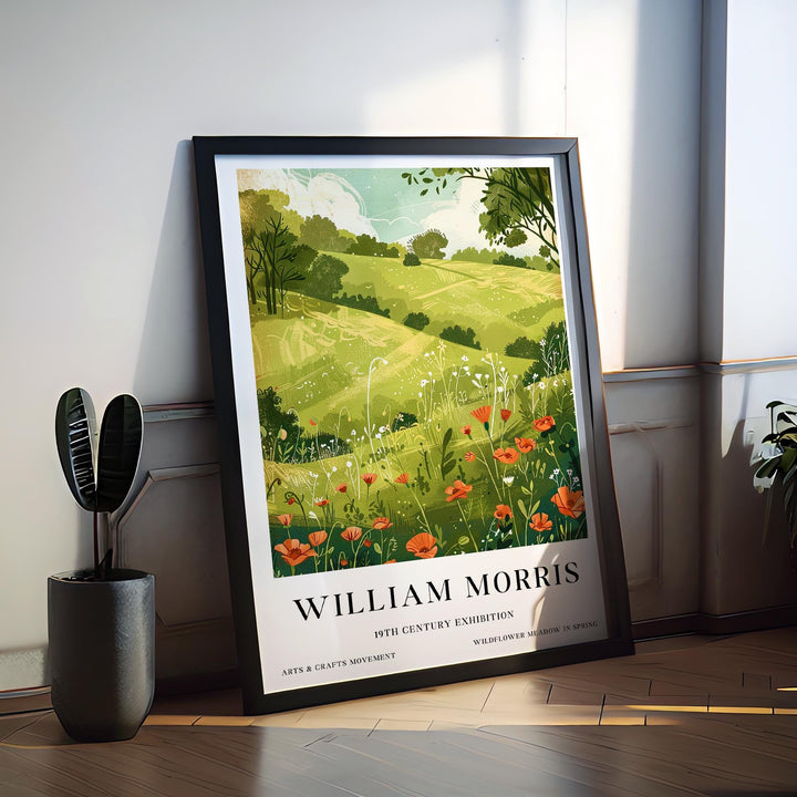 William Morris British Countryside Poster Vintage Landscape Wall Art Classic Nature Print Rustic Farm Decor Timeless Heritage Artwork Home