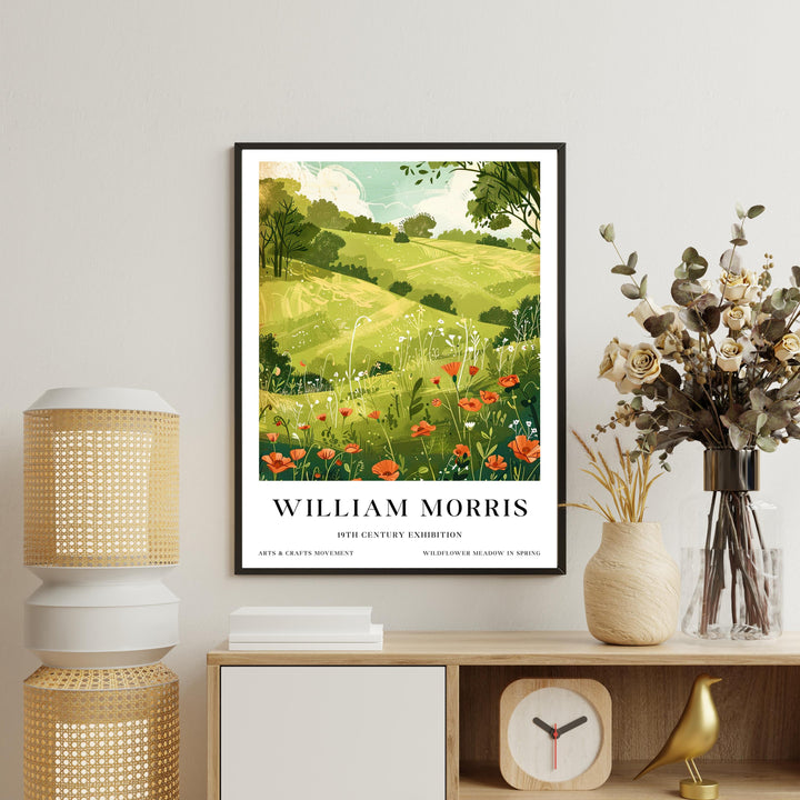William Morris British Countryside Poster Vintage Landscape Wall Art Classic Nature Print Rustic Farm Decor Timeless Heritage Artwork Home