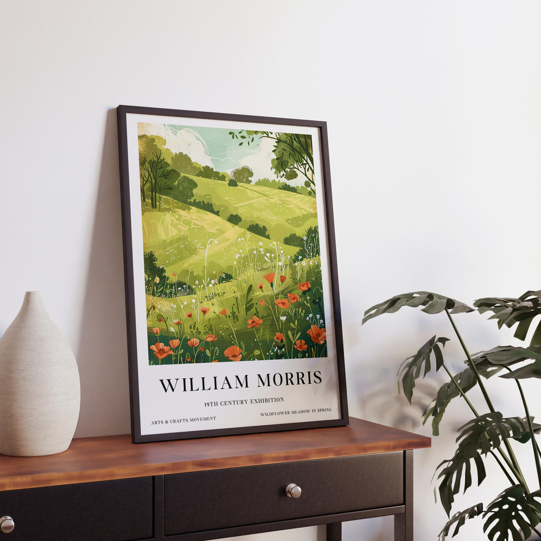 William Morris British Countryside Poster Vintage Landscape Wall Art Classic Nature Print Rustic Farm Decor Timeless Heritage Artwork Home