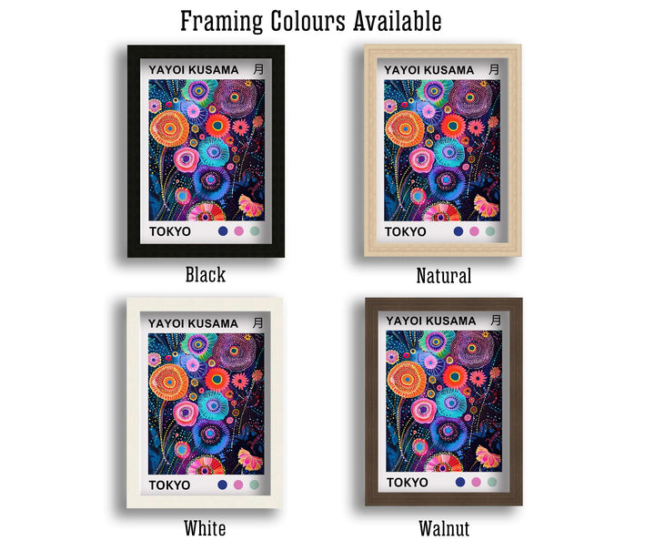 Yayoi Kusama Petals Poster Modern Pop Art Print Japanese Abstract Floral Design Polka Dot Botanical Artwork for Contemporary Home Decor