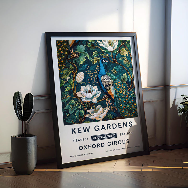 William Morris Kew Gardens Poster Vintage Botanical Wall Art Classic Floral Print Elegant Nature Decor Timeless Artwork for Home