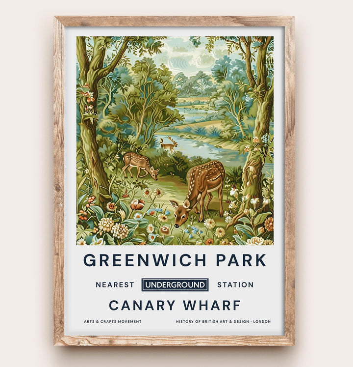 William Morris Greenwich Park Poster Vintage Botanical Wall Art Classic Nature Print Elegant Garden Decor Timeless Artwork for Home