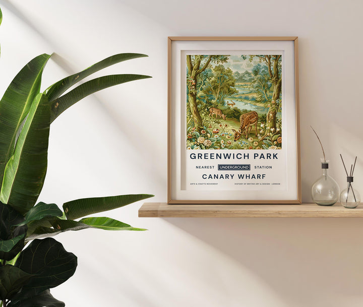 William Morris Greenwich Park Poster Vintage Botanical Wall Art Classic Nature Print Elegant Garden Decor Timeless Artwork for Home