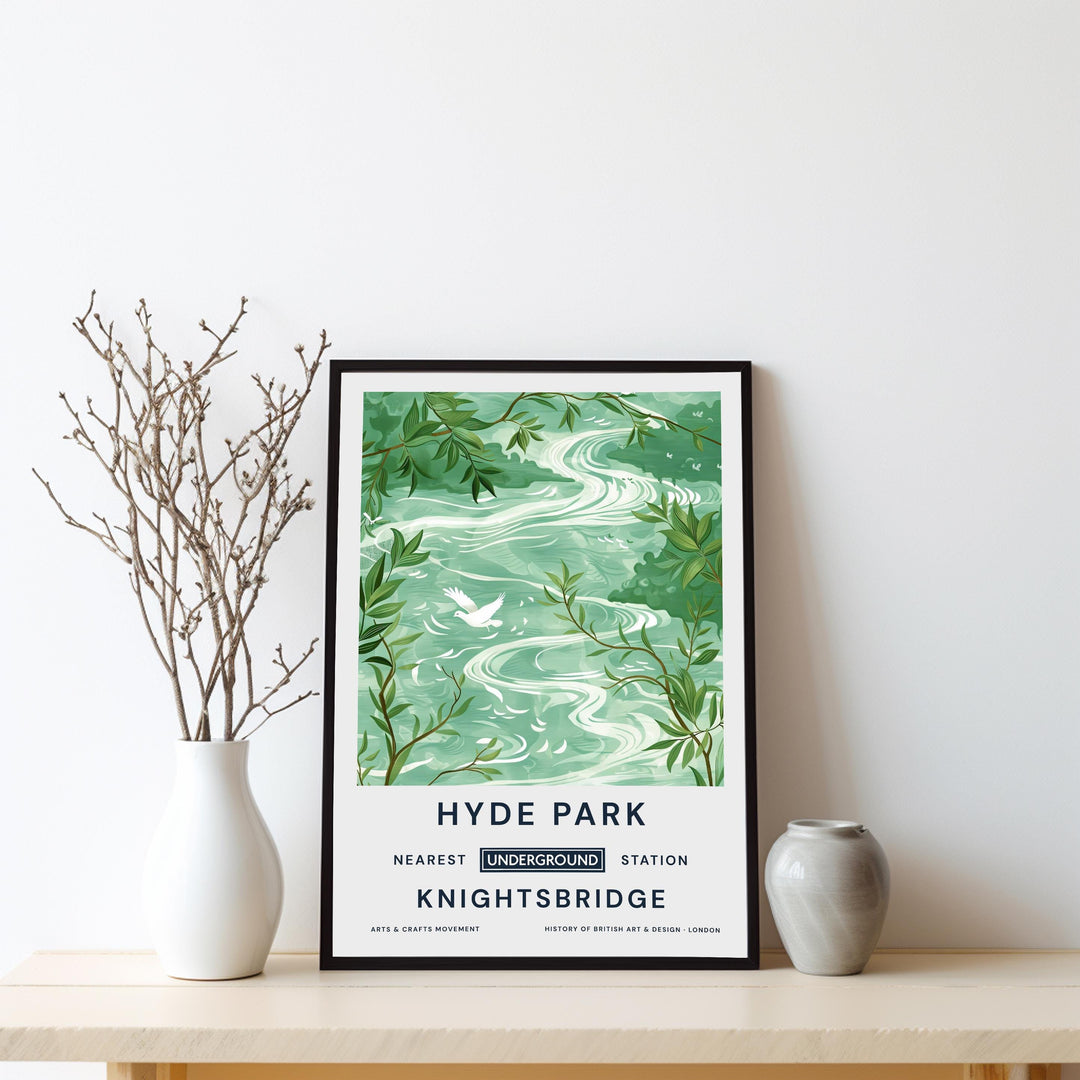 William Morris Hyde Park Poster Vintage Botanical Wall Art Classic Nature Print Elegant Garden Decor Timeless Artwork for Home