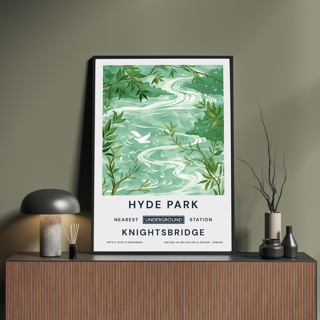 William Morris Hyde Park Poster Vintage Botanical Wall Art Classic Nature Print Elegant Garden Decor Timeless Artwork for Home