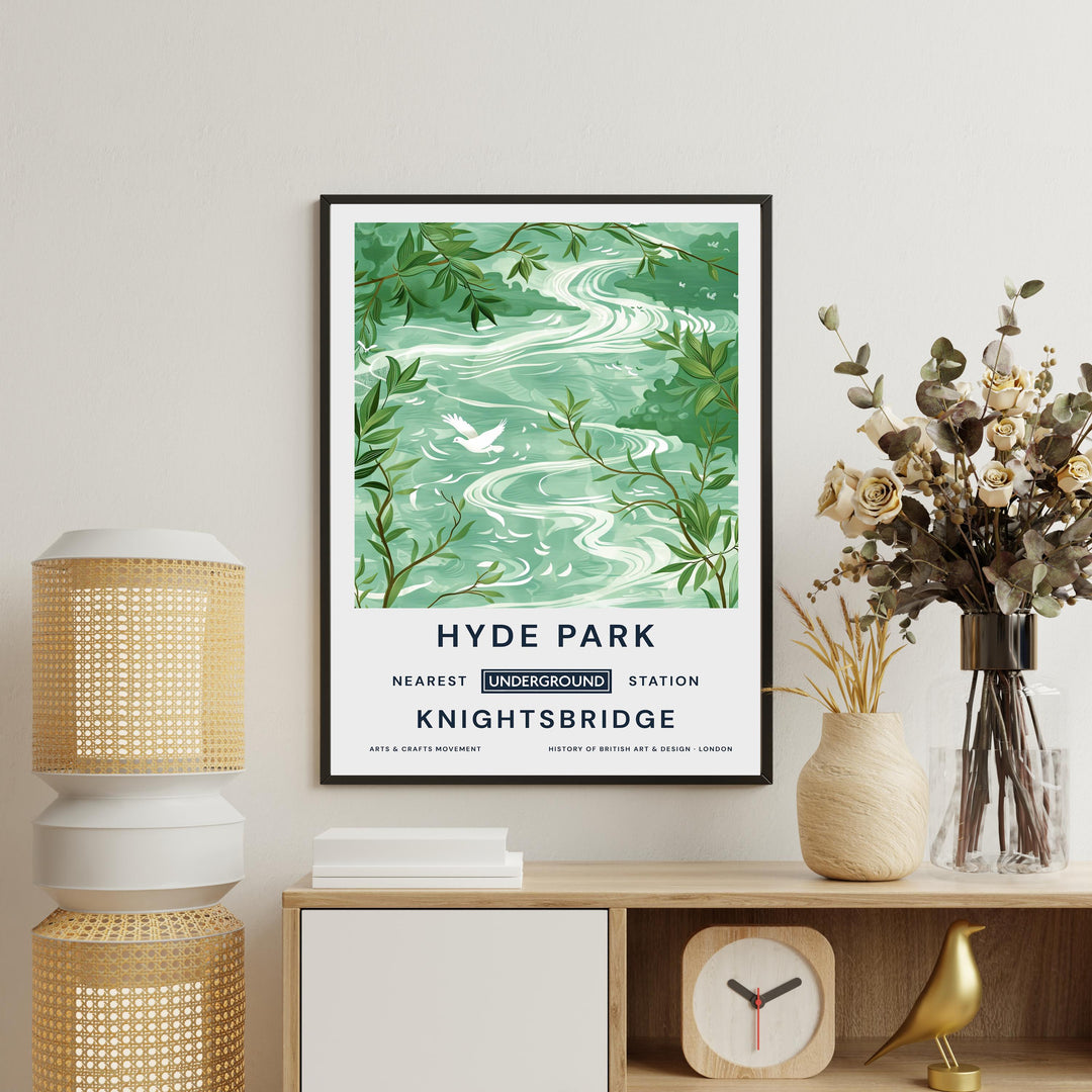 William Morris Hyde Park Poster Vintage Botanical Wall Art Classic Nature Print Elegant Garden Decor Timeless Artwork for Home