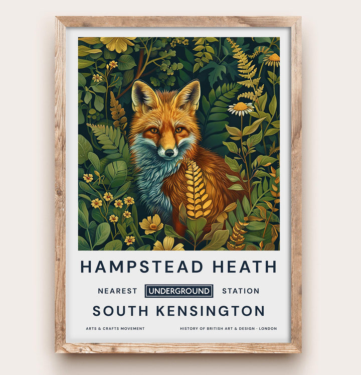 William Morris Hampstead Heath Poster Vintage Landscape Wall Art Classic Nature Print Rustic Countryside Decor Timeless Artwork for Home