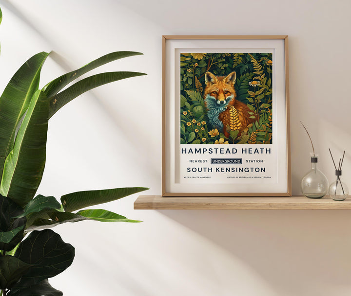 William Morris Hampstead Heath Poster Vintage Landscape Wall Art Classic Nature Print Rustic Countryside Decor Timeless Artwork for Home