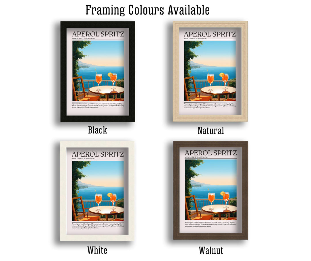 Aperol Spritz Art Deco Cocktail Print Elegant Drink Poster Bar Wall Art Cocktail Lover Gift Summer Decor Classic Beverage Artwork