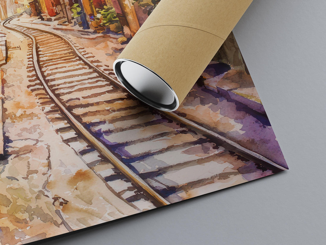 Hoi An Vietnam Watercolor Poster Hoi An Travel Print Lantern City Painting Asia Wall Art Cultural Decor Historic Souvenir