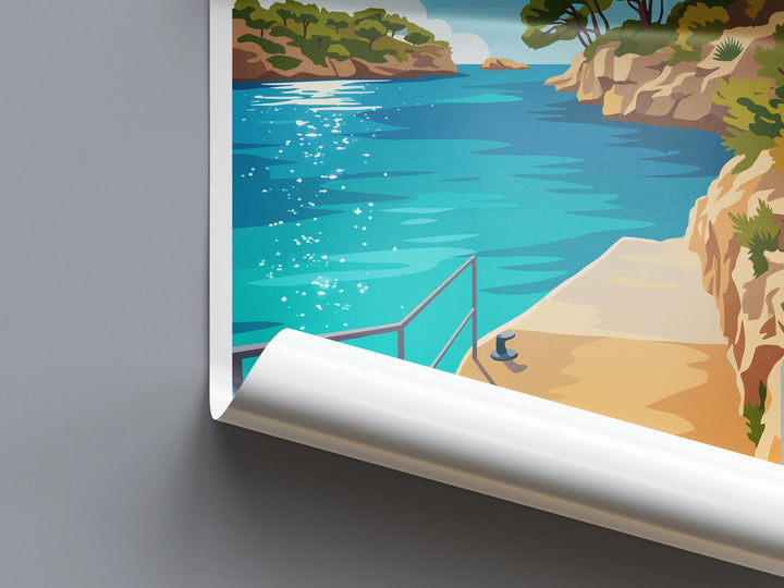 Cala d’Or Travel Print Wall Art Cala d’Or Wall Hanging Home Decoration Cala d’Or Gift Art Lovers Wall Art Print Art Poster