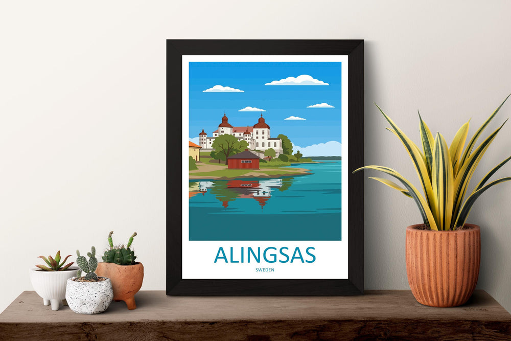 Alingsås Travel Print Alingsås Wall Decor Sweden Alingsås Art Alingsås Wall Art Sweden Poster Gift for Scandinavian Town Lovers