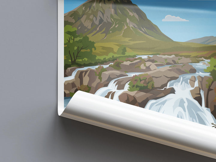Glen Orchy Travel Print Glen Orchy Wall Decor Scotland Glen Orchy Art Glen Orchy Wall Art Scottish Highlands Poster Gift for Nature Lovers